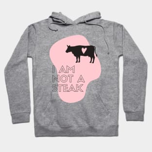 Vegan Gift Idea Love Cows No Meat Hoodie